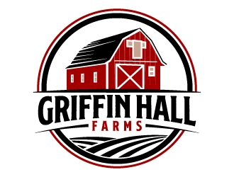 Griffin Hall Farms logo design by jaize