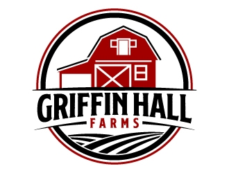 Griffin Hall Farms logo design by jaize