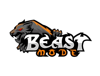 BEAST MODE logo design by AamirKhan