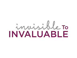 Invisible to Invaluable logo design by Barkah