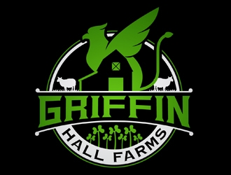 Griffin Hall Farms logo design by DreamLogoDesign