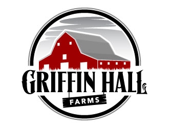 Griffin Hall Farms logo design by daywalker