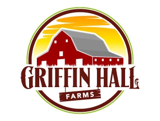 Griffin Hall Farms logo design by daywalker