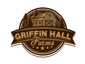 Griffin Hall Farms logo design by serprimero