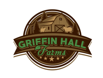 Griffin Hall Farms logo design by serprimero