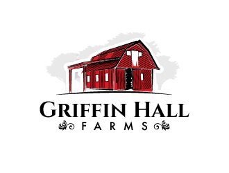 Griffin Hall Farms logo design by PRN123