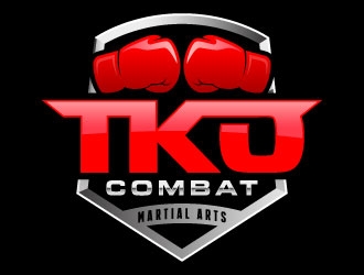 TKO Combat - martial arts Logo Design - 48hourslogo
