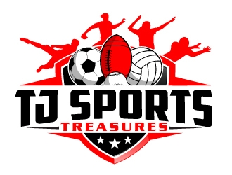 TJsportstreasures logo design by AamirKhan