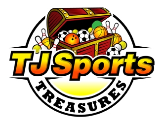 TJsportstreasures logo design by MAXR