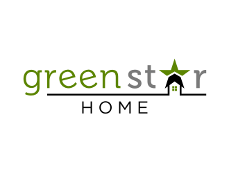 Green Star Home logo design by Zhafir