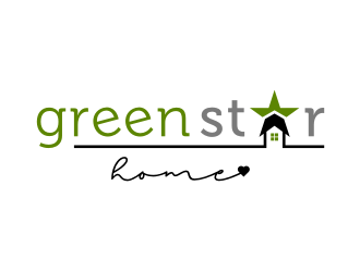 Green Star Home logo design by Zhafir