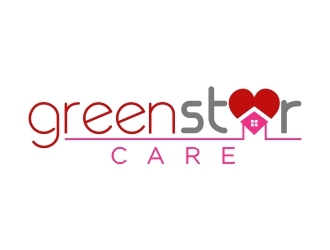 Green Star Home logo design by dibyo