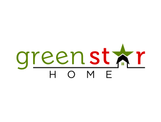 Green Star Home logo design by Zhafir