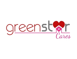 Green Star Home logo design by dibyo