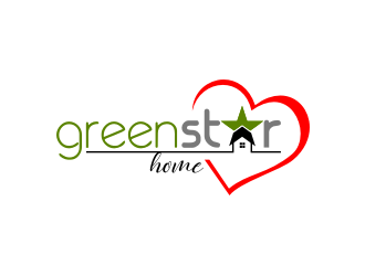 Green Star Home logo design by bricton