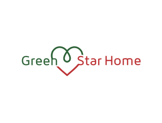 Green Star Home logo design by hopee