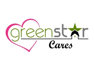 Green Star Home logo design by dibyo