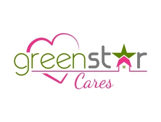 Green Star Home logo design by dibyo