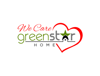 Green Star Home logo design by bricton