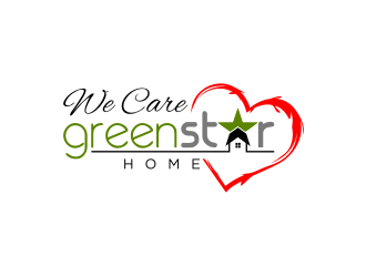 Green Star Home logo design by bricton