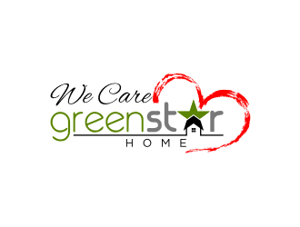 Green Star Home logo design by bricton