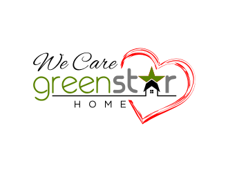 Green Star Home logo design by bricton