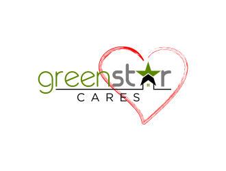 Green Star Home logo design by scolessi