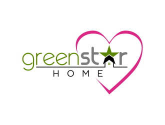 Green Star Home logo design by scolessi