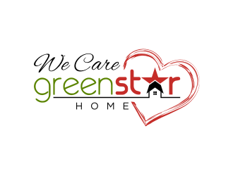 Green Star Home logo design by bricton