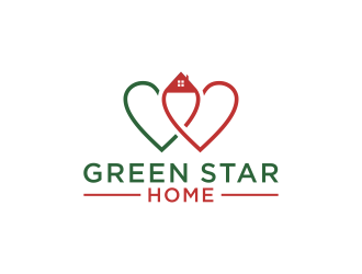 Green Star Home logo design by checx