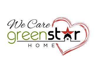 Green Star Home logo design by bricton