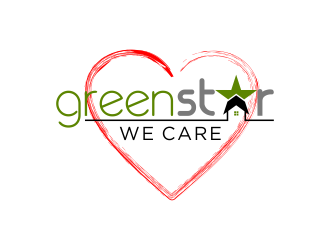 Green Star Home logo design by scolessi