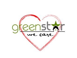 Green Star Home logo design by scolessi