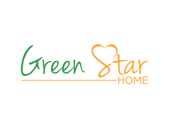 Green Star Home logo design by qqdesigns