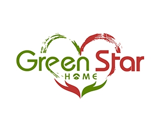 Green Star Home logo design by logofighter