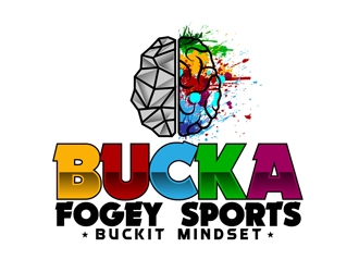 Bucka Fogey Sports logo design by DreamLogoDesign