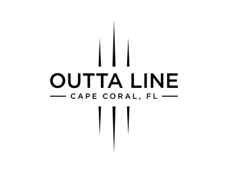 Outta Line      Cape Coral, FL logo design by p0peye