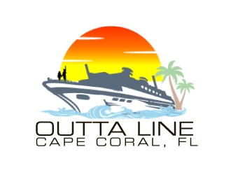 Outta Line      Cape Coral, FL logo design by AamirKhan