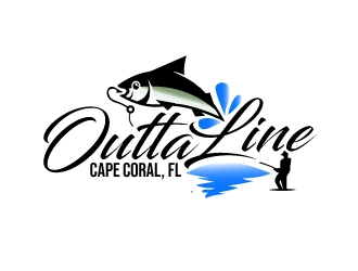 Outta Line      Cape Coral, FL logo design by Foxcody