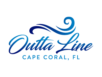 Outta Line      Cape Coral, FL logo design by akilis13