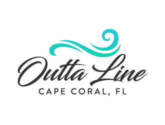 Outta Line      Cape Coral, FL logo design by akilis13