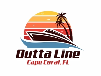 Outta Line      Cape Coral, FL logo design by MonkDesign