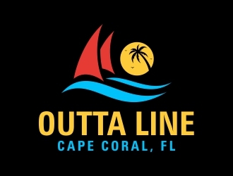 Outta Line      Cape Coral, FL logo design by MonkDesign