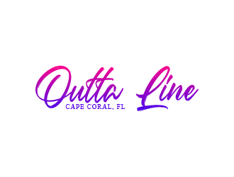 Outta Line      Cape Coral, FL logo design by czars