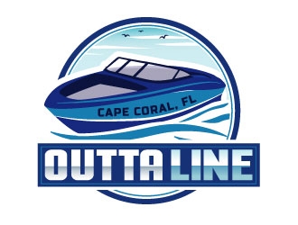 Outta Line      Cape Coral, FL logo design by Suvendu