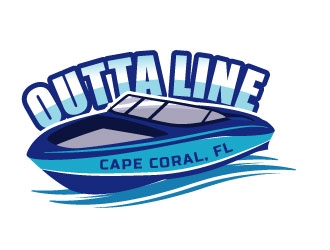 Outta Line      Cape Coral, FL logo design by Suvendu