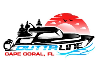 Outta Line      Cape Coral, FL logo design by Suvendu