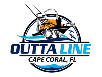 Outta Line      Cape Coral, FL logo design by DreamLogoDesign