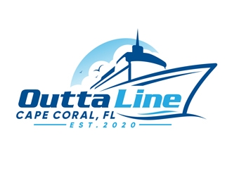 Outta Line      Cape Coral, FL logo design by DreamLogoDesign