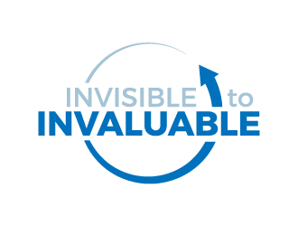 Invisible to Invaluable logo design by denfransko